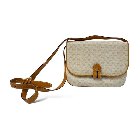 ❤️SOLD❤️Gucci Vintage White Micro GG Monogram Shoulder/Crossbody Bag - Picture 1 of 13